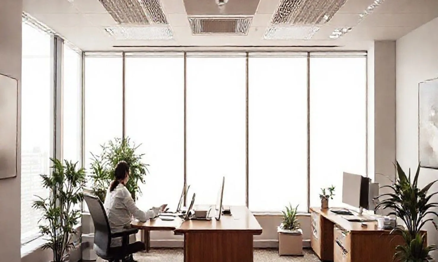 Business visualization office environment